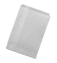 8 Long Flat Bag White