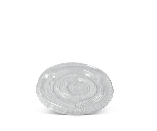 PET Flat Lid(Fit 8oz Bowl)- X Hole (1000 Pcs)