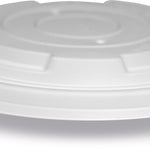 CPLA Flat Lid (Fit 8oz Bowl)- No Hole/Hot Food (1000 Pcs)