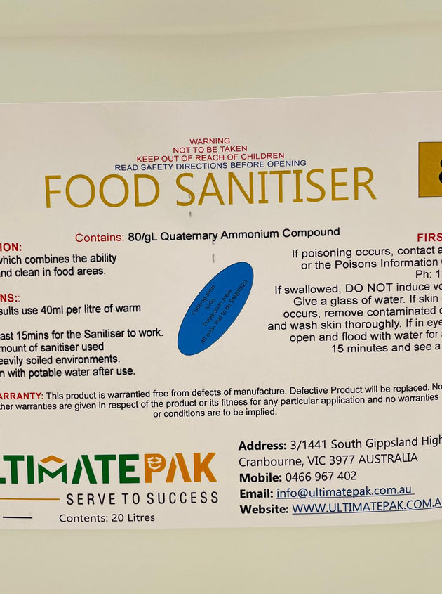 20L Food Sanitiser