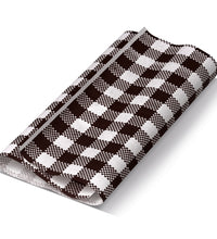 Greasproof Paper Gingham Black- 1/2 Cut- 400X330MM (800pcs)