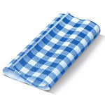 Greasproof Paper Gingham BlUE-  1/3 Cut 400X220MM (1200pcs)