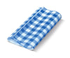 Greasproof Paper Gingham BlUE-  1/3 Cut 400X220MM (1200pcs)
