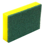 Scourer Sponge Green & Yellow Big Size (10 Pcs)