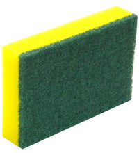 Scourer Sponge Green & Yellow Big Size (10 Pcs)