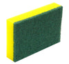 Scourer Sponge Green & Yellow Big Size (10 Pcs)