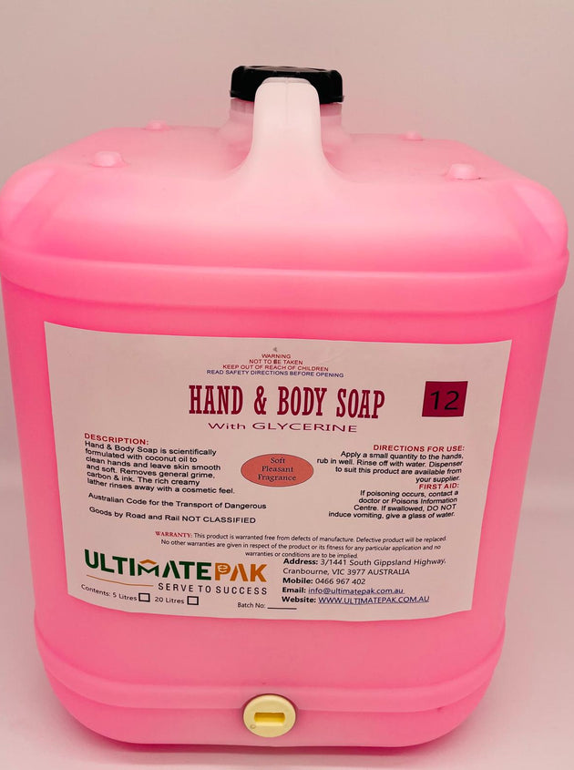 20L Hand & Body Soap Pink
