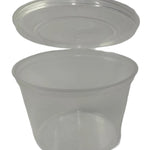 100ml- Plastic Round Hinged Container (1000 Pcs)