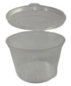 100ml- Plastic Round Hinged Container (1000 Pcs)