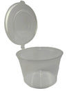 50ml- Plastic Round Hinged Container (1000 Pcs)