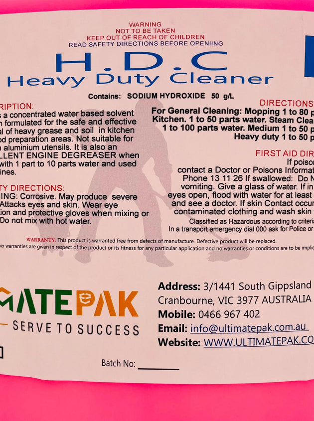 5L HDC Heavy Duty Floor Cleaner
