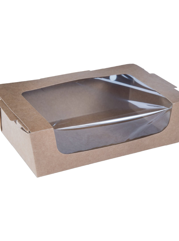 Large- Hot Food Box with Window (1400ml) (200 Pcs)