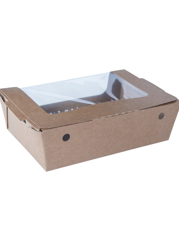 Large- Hot Food Box with Window (1400ml) (200 Pcs)