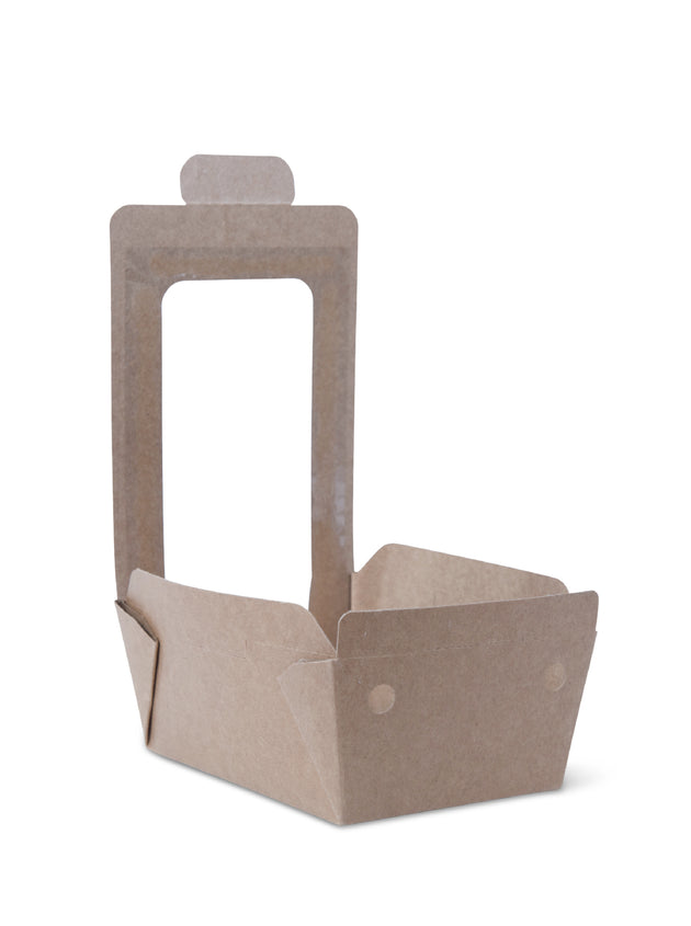 Small- Hot Food Box with Window (800ml) (360 Pcs)