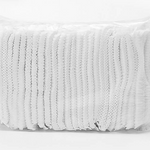 Hair Net- Nylon Round with elastic bottom- White (1000)