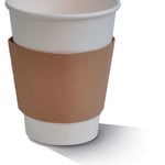 8oz Kraft Cup Sleeve (1000 Pcs)