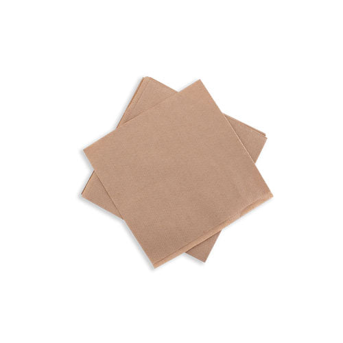 1 Ply Lunch Napkins (1/4 Fold) Kraft - 300x300 (3000 Pcs)