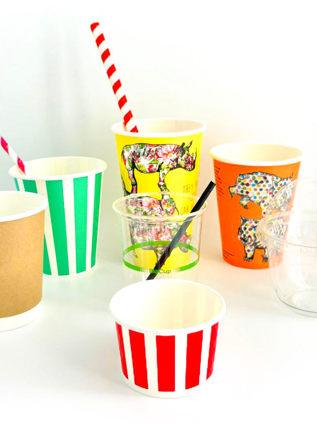 24oz PE Coated Bamboo Paper Cold Cup (500 Pcs)