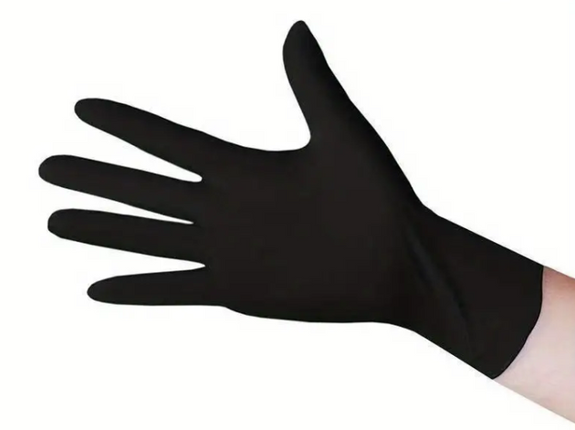 Nitrile Glove - Powder Free - Black - Small (1000 Pcs)