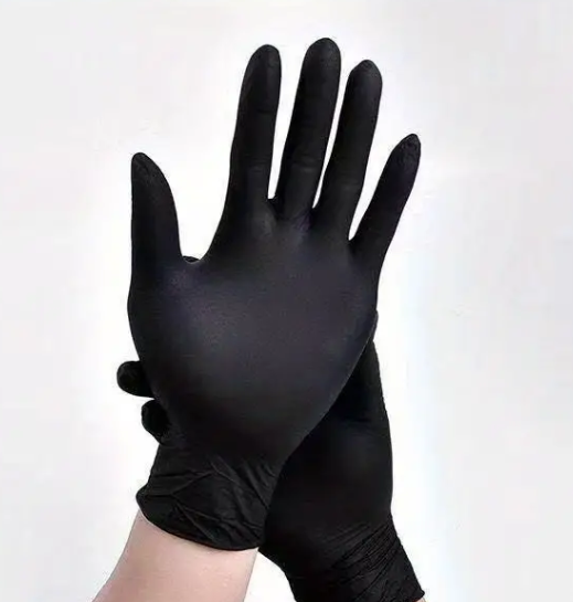 Nitrile Glove - Powder Free - Black - Small (1000 Pcs)