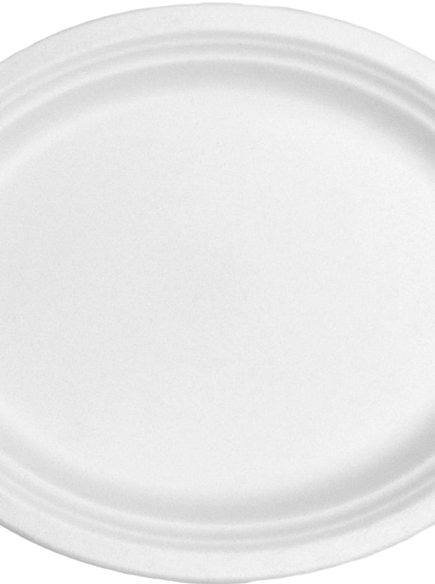 Large Oval Plate- Sugarcane (500 Pcs)