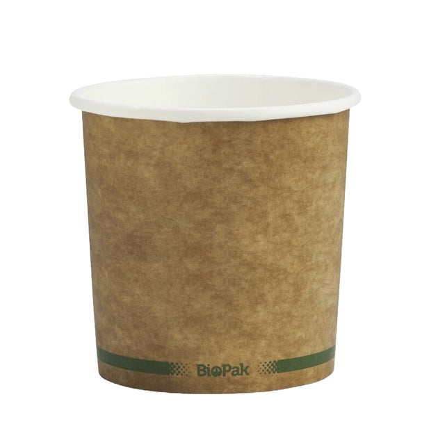 740ml / 24oz Kraft BioBowl (500pcs)