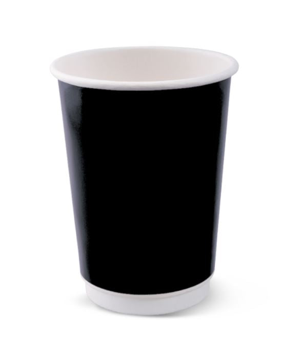 12oz PE Coated Black DW cup 500pc/ctn