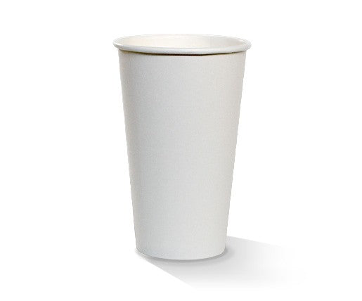 16oz PE Coated Coffee Cup SW- White (1000 Pcs)