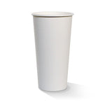 20oz PE Coated Coffee Cup SW- White (1000 Pcs)