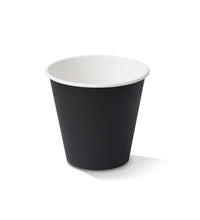 6oz PE Coated Coffee Cup SW 80MM- Black  (1000 Pcs)