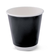 8oz PE Coated Black DW cup/One -Lid - Fits - All 500pc/ctn