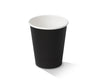 8oz PE Coated Coffee Cup SW- Black (1000 Pcs)