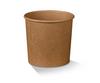 26oz PE Coated Brown Kraft Bowl (500 Pcs)