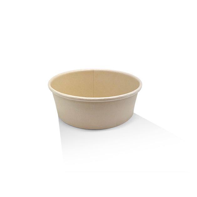16oz PE Coated Bamboo Paper Salad Bowl (300 Pcs)