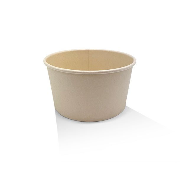 32oz PE Coated Bamboo Paper Salad Bowl (300 Pcs)