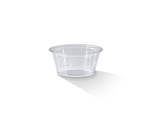 3 oz PET Flat Lid/No Hole (1000pcs)