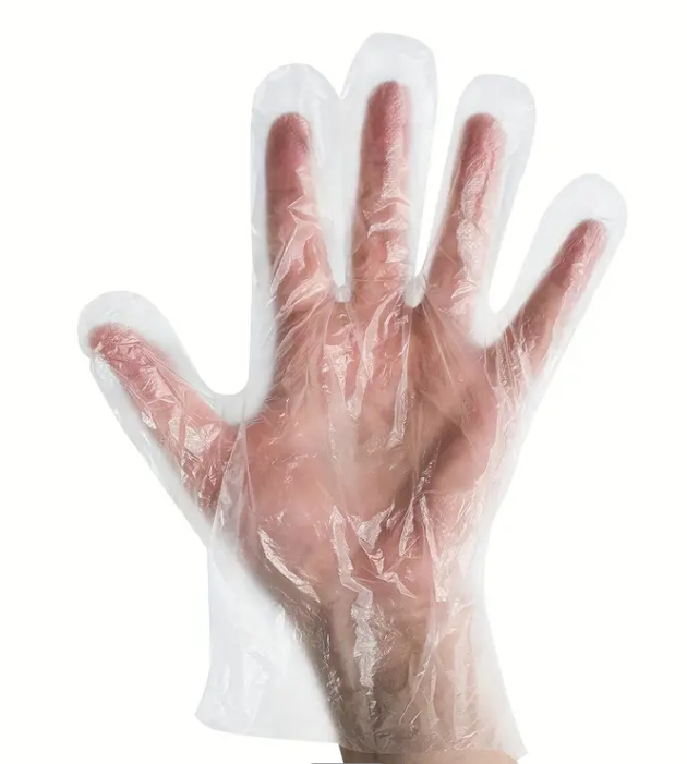 Poly Gloves - Extra Large - Clear (12 x 500=6000 Pcs)
