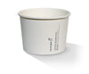 24oz PLA Coated White Hot & Cold Paper Bowl (500 Pcs)