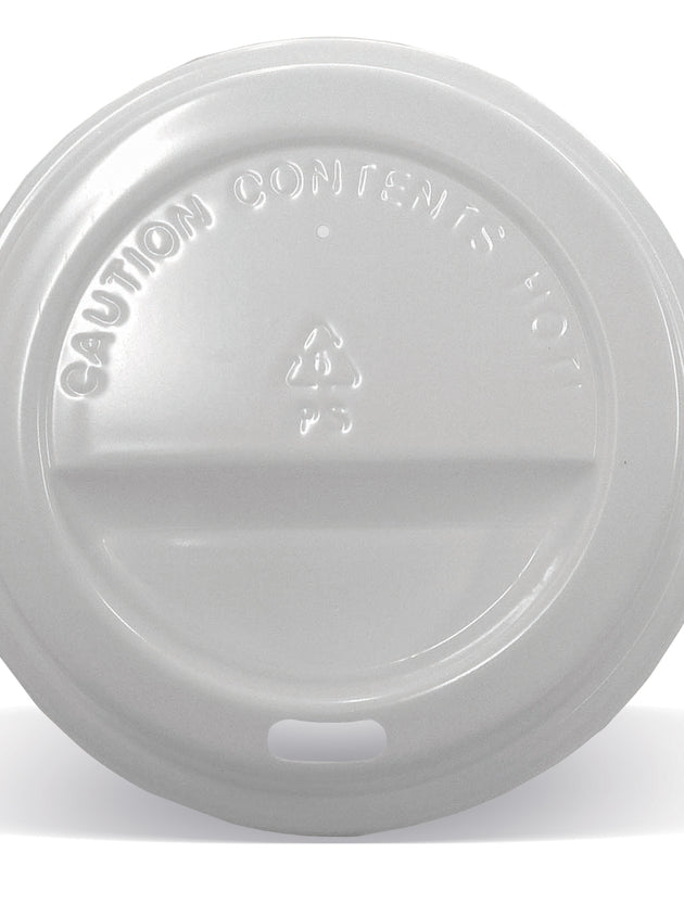 8/12/16/20oz Hot & Cold Lid- White (1000 Pcs)