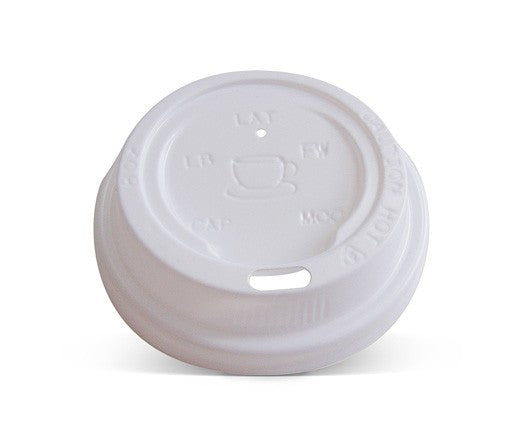 8/12/16/20oz Hot & Cold Lid- White (1000 Pcs)