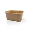 PP Coated Kraft Rectangular Container 1000ml (300 Pcs)