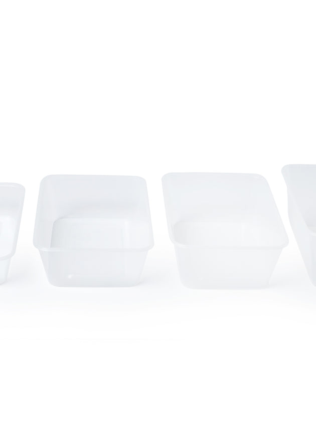 1000ml- Plastic Rectangular Containers (500 Pcs)