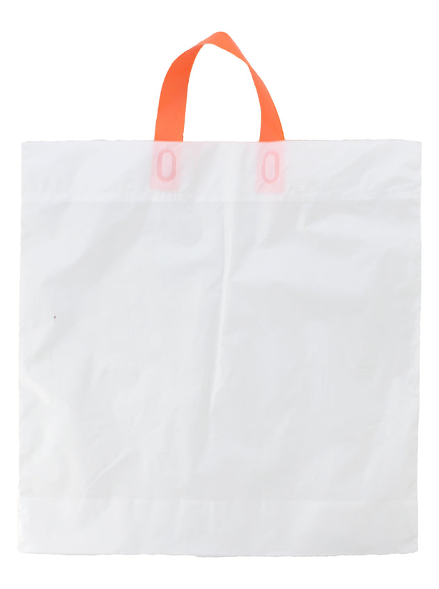 Reusable Orange Soft Loop Handle Plain Bags (500)