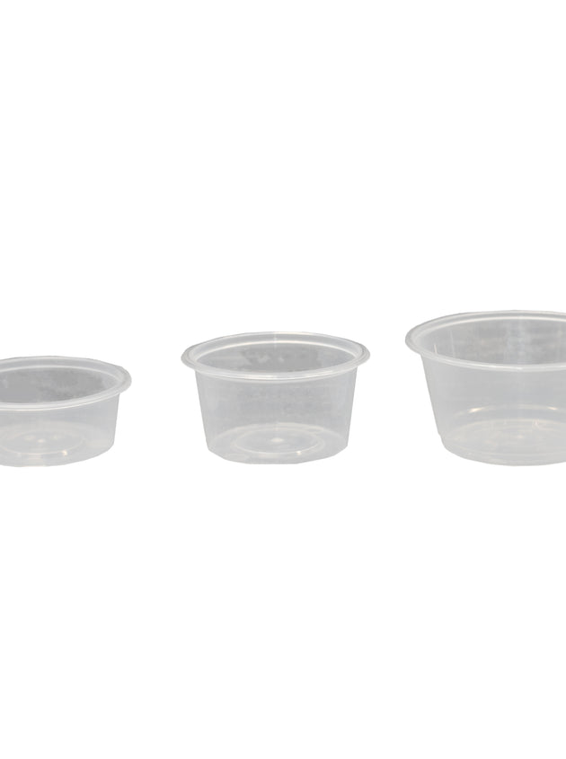 100ml Plastic Round Container (1000 Pcs)