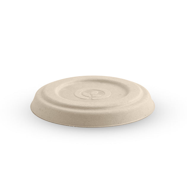 60ml Sugarcane Sauce Container Lid - Natural (1000 Pcs)