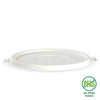 24-48oz White Sugarcane BioBowl Lid (400pcs)