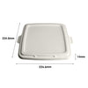 9" Sugarcane Lid for 9" SC Tray (200 Pcs)