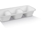 Sugarcane Tray- 3 Compartment (400 Pcs)