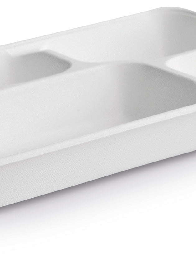5 Deep Compartment Sugarcane Tray (200 Pcs)