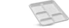 5 Compartments Platter- SC (500 Pcs)